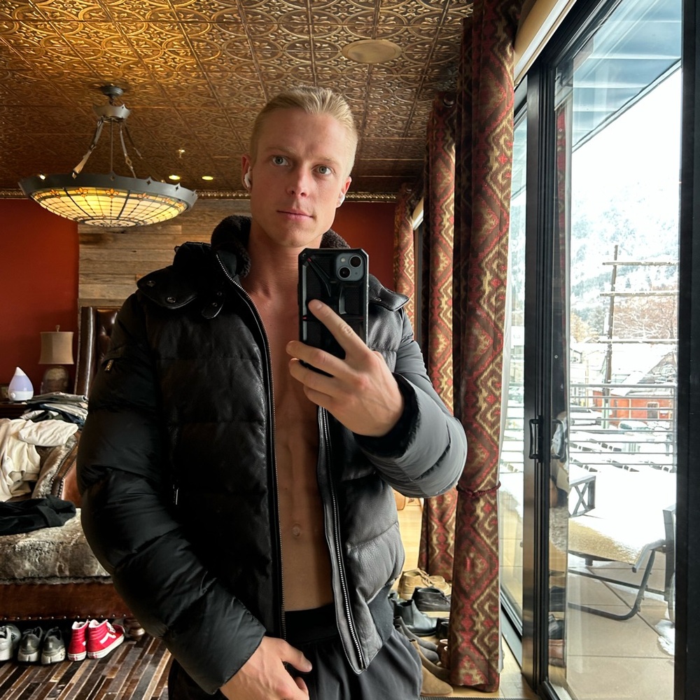 Men's Moorer Black Puffer Jacket